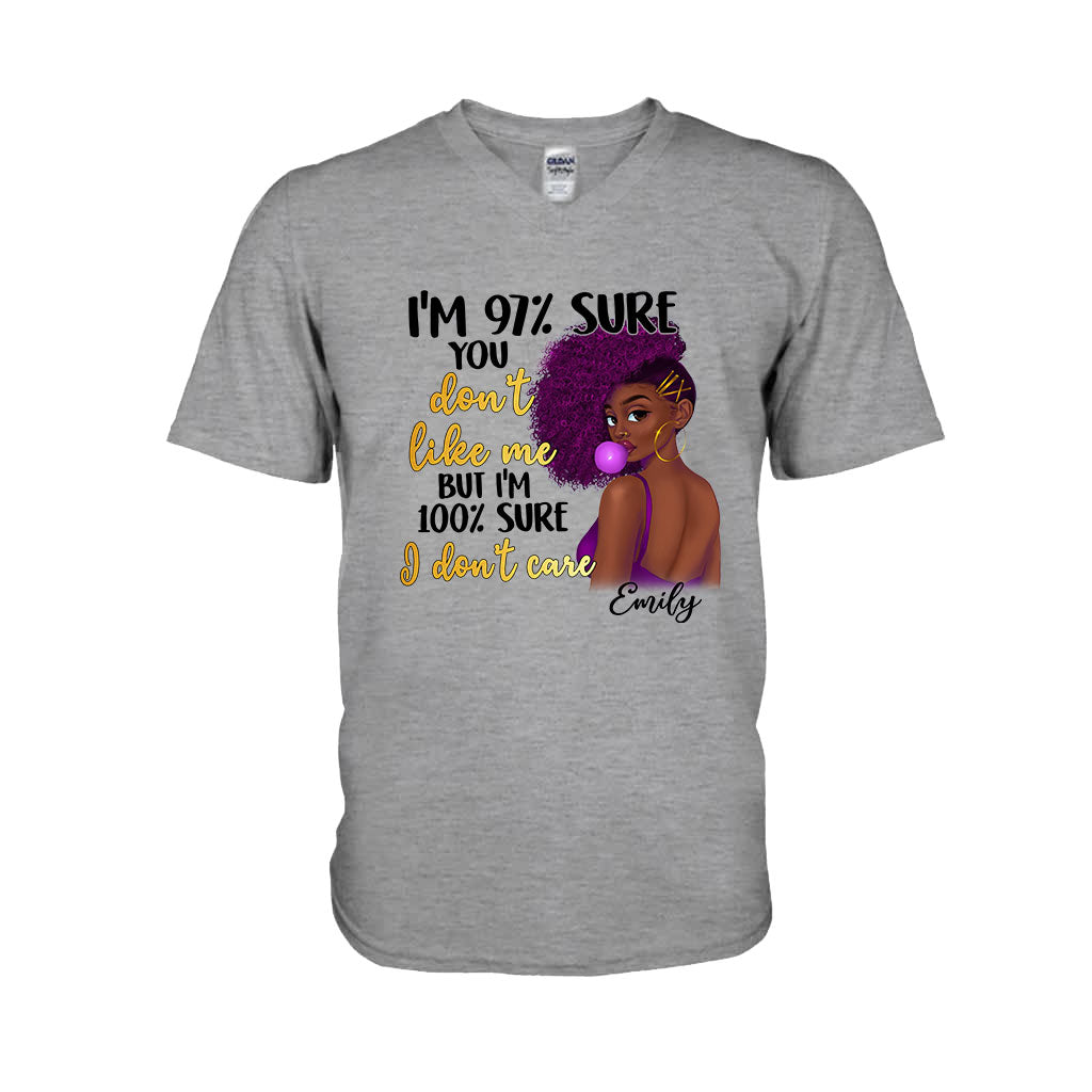 Je m'en fiche - T-shirt et sweat à capuche personnalisés pour Afro-Américains