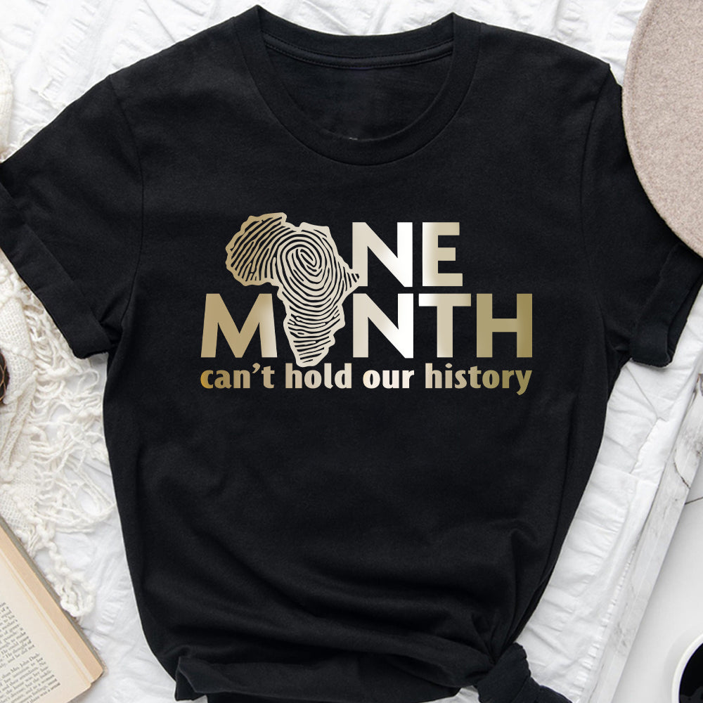 Un mois ne suffit pas à contenir notre histoire - T-shirt et sweat à capuche afro-américain