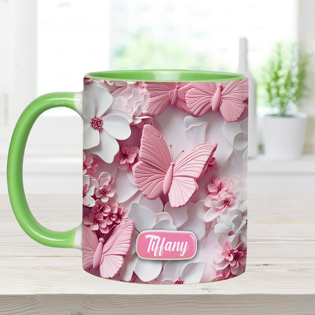 Magnifiques papillons - Mug personnalisé à motif papillon