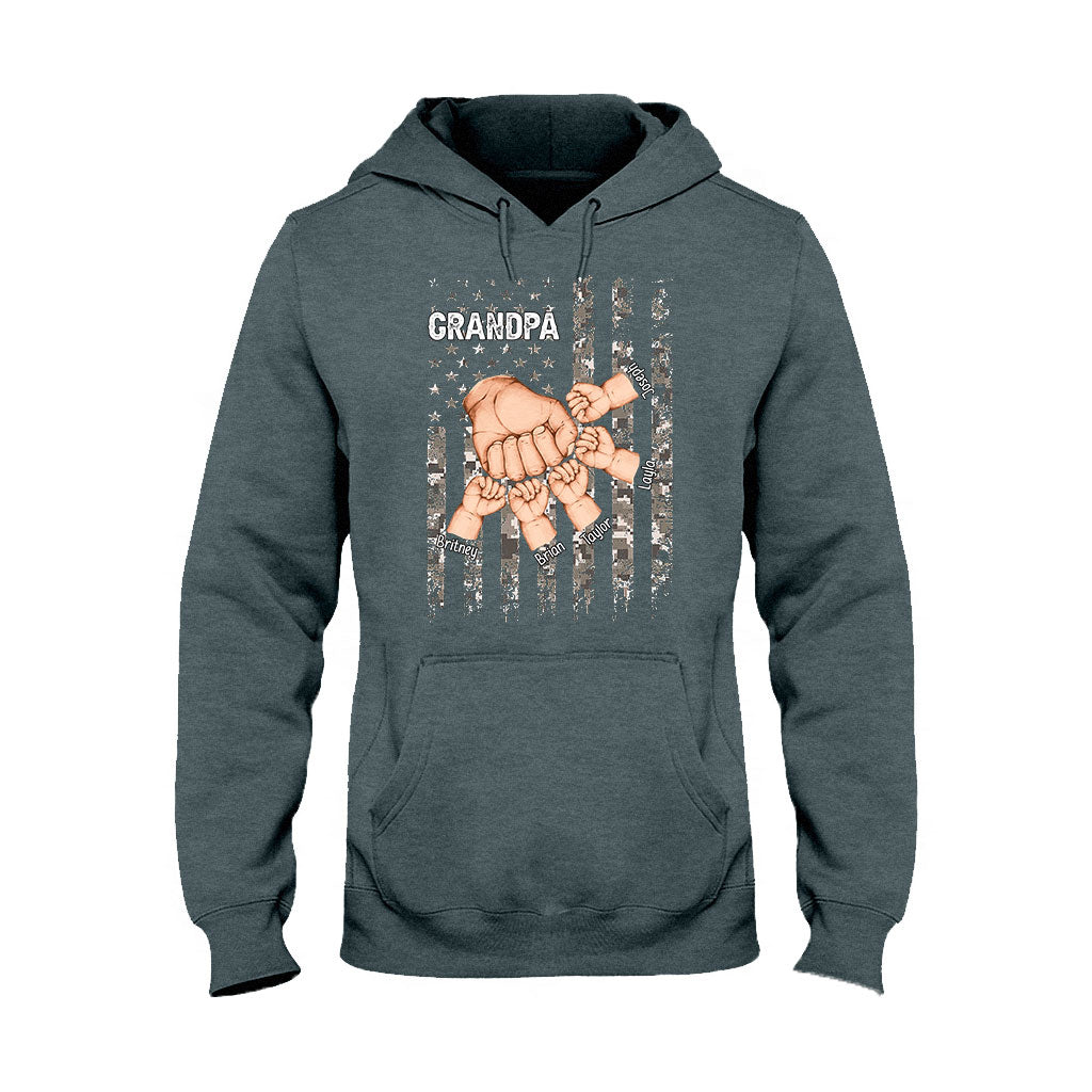 Meilleur grand-père/papa/père du monde - T-shirt et sweat à capuche personnalisés pour grand-père