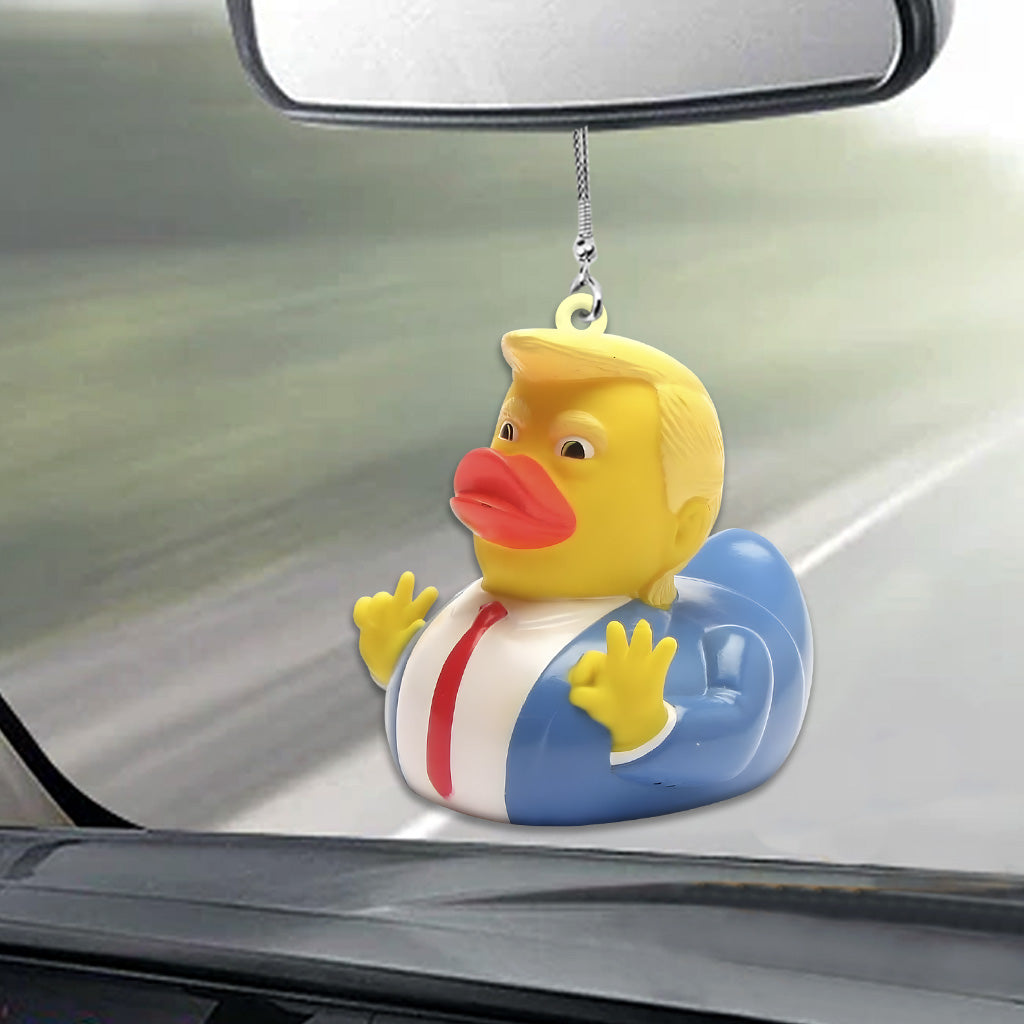 Funny Duck - Car Ornament
