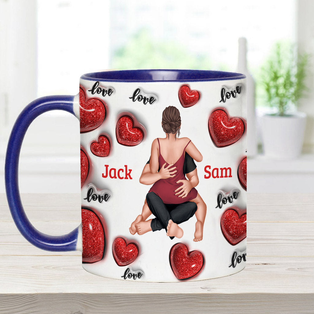 Mug personnalisé pour couple « Je t'aime tous les jours »