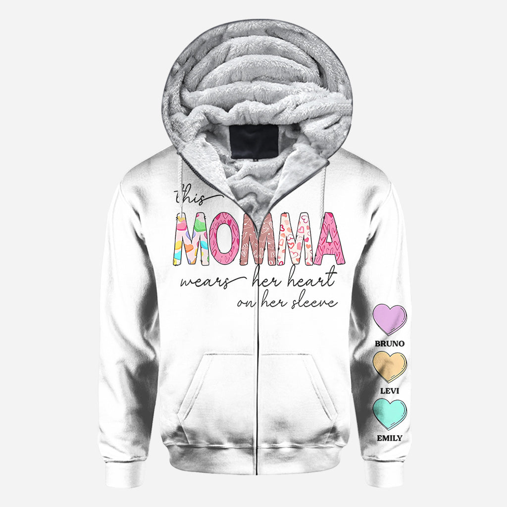 Cette grand-mère a le cœur sur la main - T-shirt personnalisé « Grand-mère »