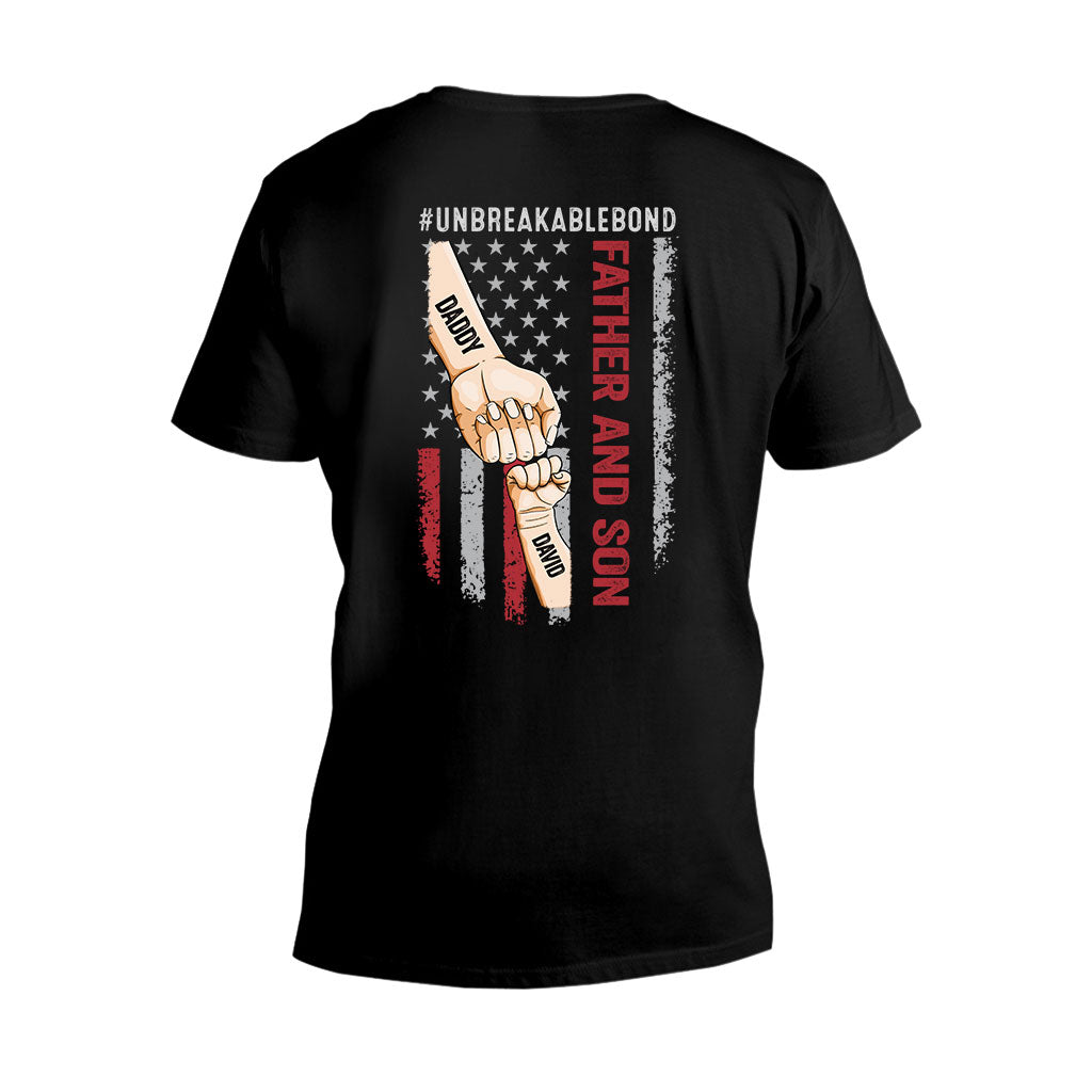 Père Fils Bon Incassable - T-shirt et sweat à capuche personnalisés pour papa