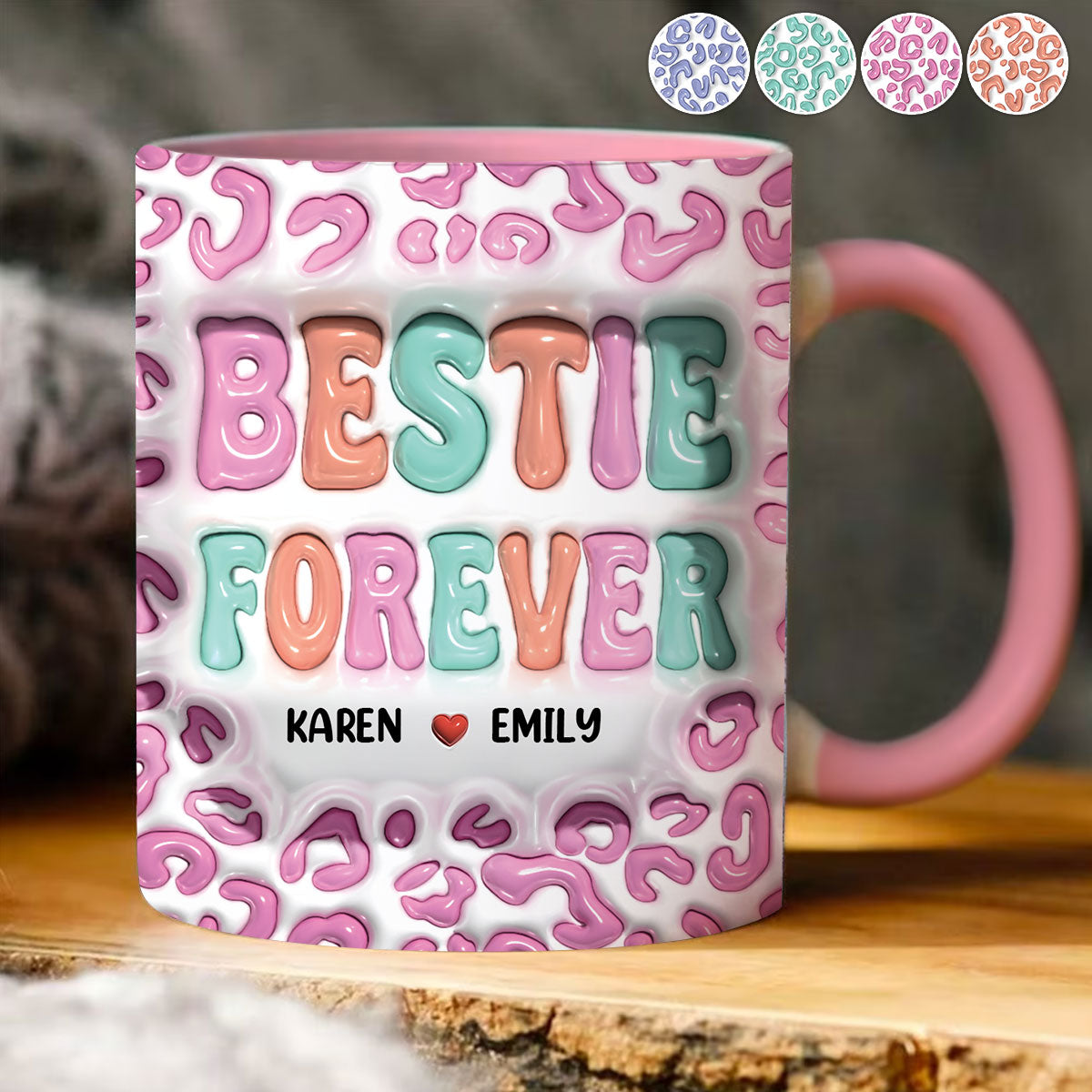 Meilleure amie pour toujours - Mug personnalisé « Meilleure amie pour toujours »