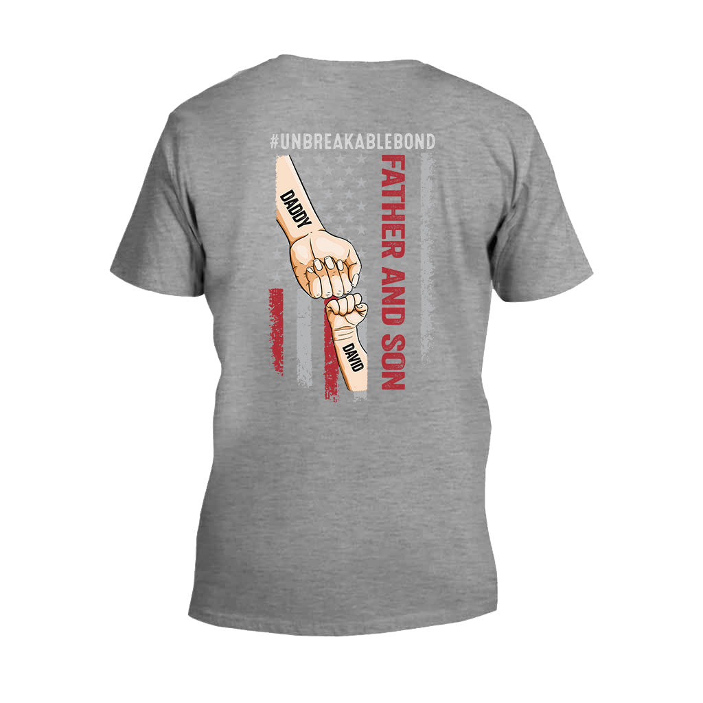 Père Fils Bon Incassable - T-shirt et sweat à capuche personnalisés pour papa