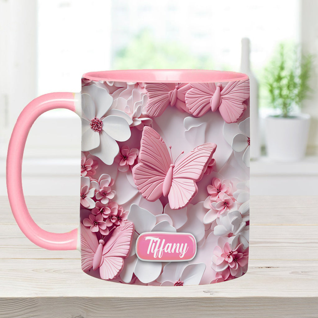 Magnifiques papillons - Mug personnalisé à motif papillon
