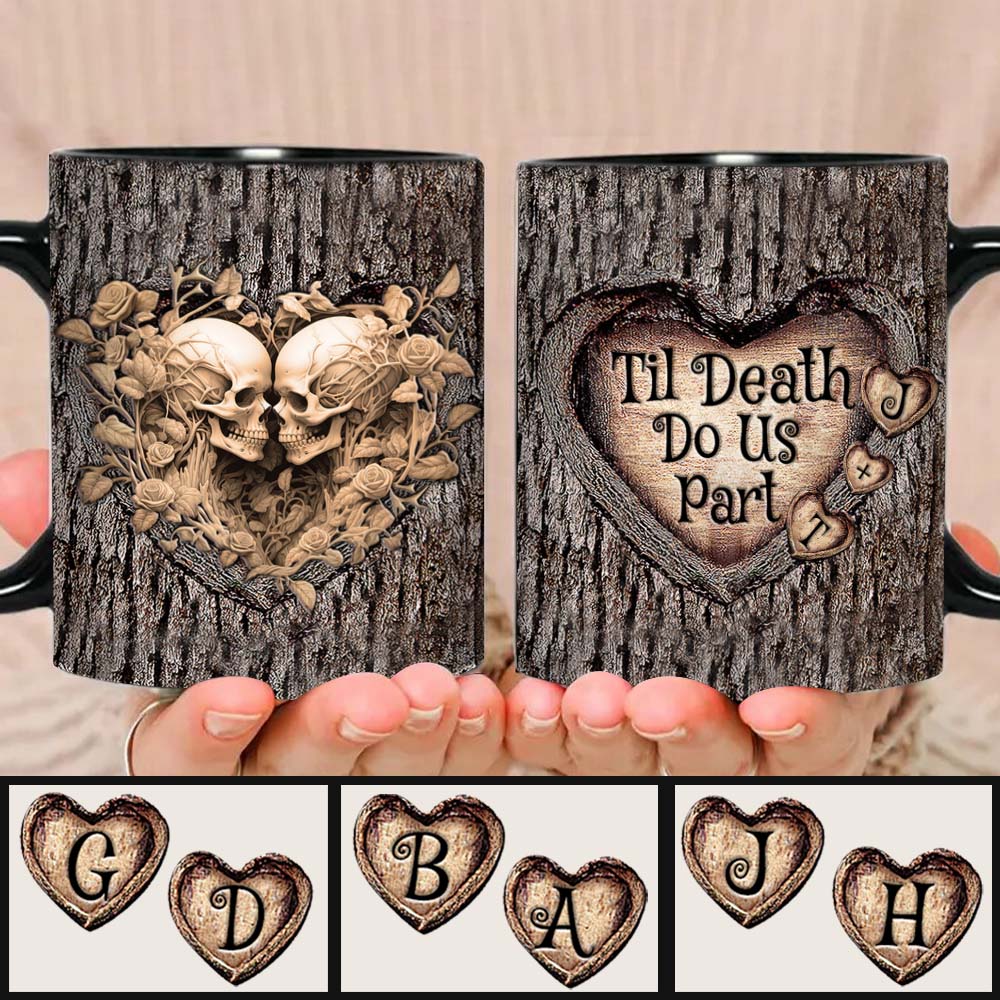 Jusqu'à ce que la mort nous sépare - Mug personnalisé pour couple