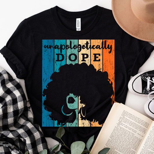 Unapologetically Dope - T-shirt et sweat à capuche afro-américain