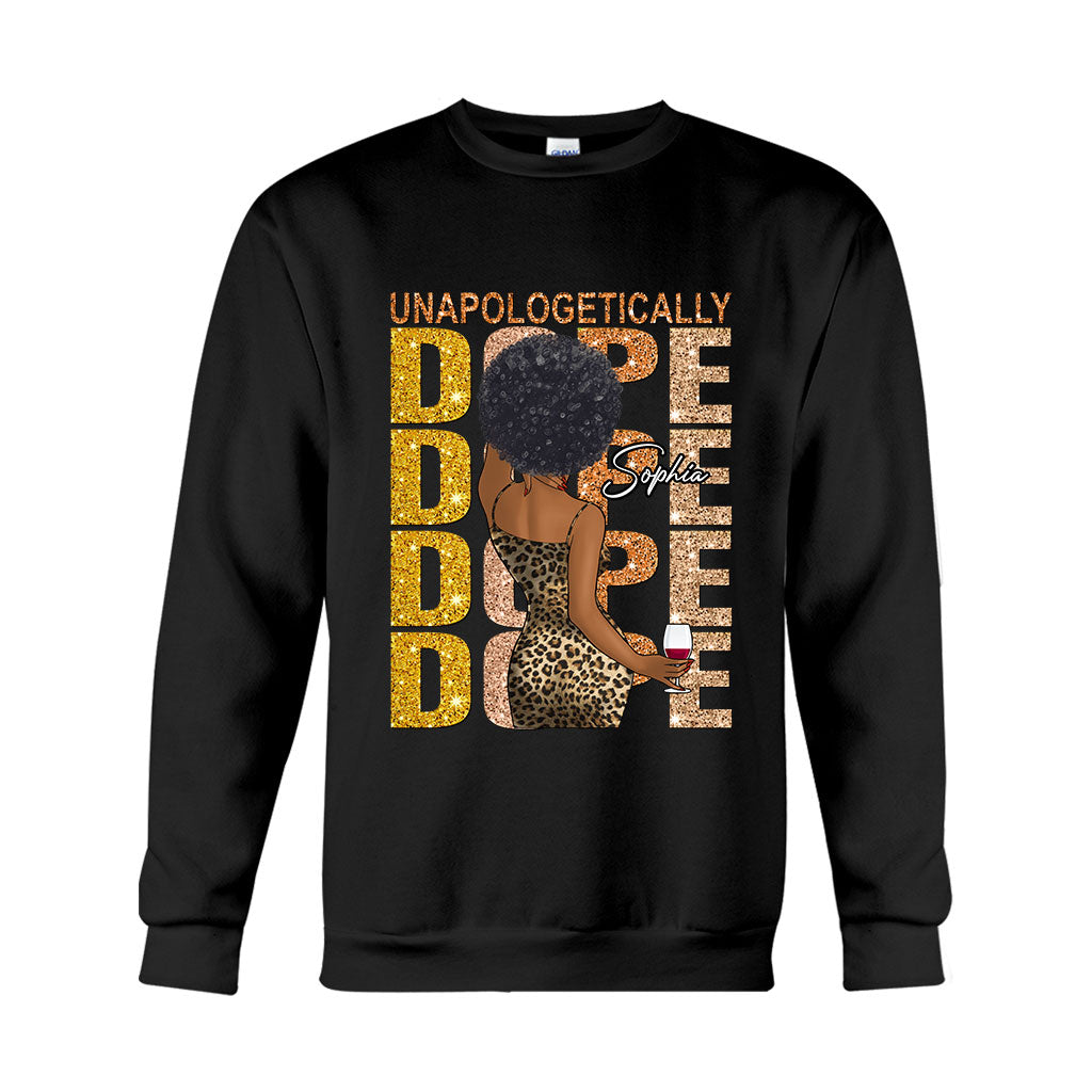 Unapologetically Dope - T-shirt et sweat à capuche personnalisés pour Afro-Américains