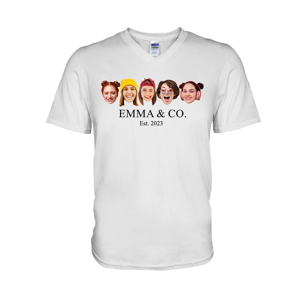 Besties & Co. Face Custom - T-shirt et sweat à capuche personnalisés pour meilleures amies