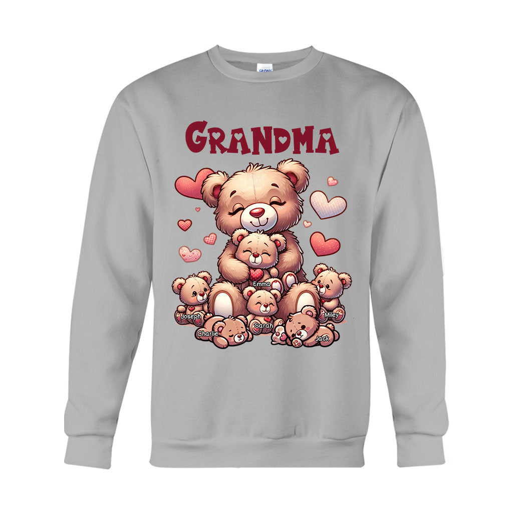 Grand-mère Ours - T-shirt et sweat à capuche personnalisés pour grand-mère