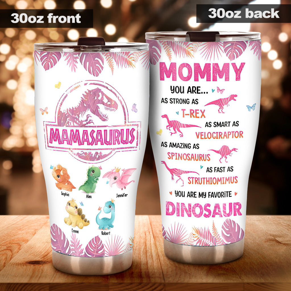 Mamasaurus, tu es mon dinosaure préféré - Gobelet personnalisé pour maman