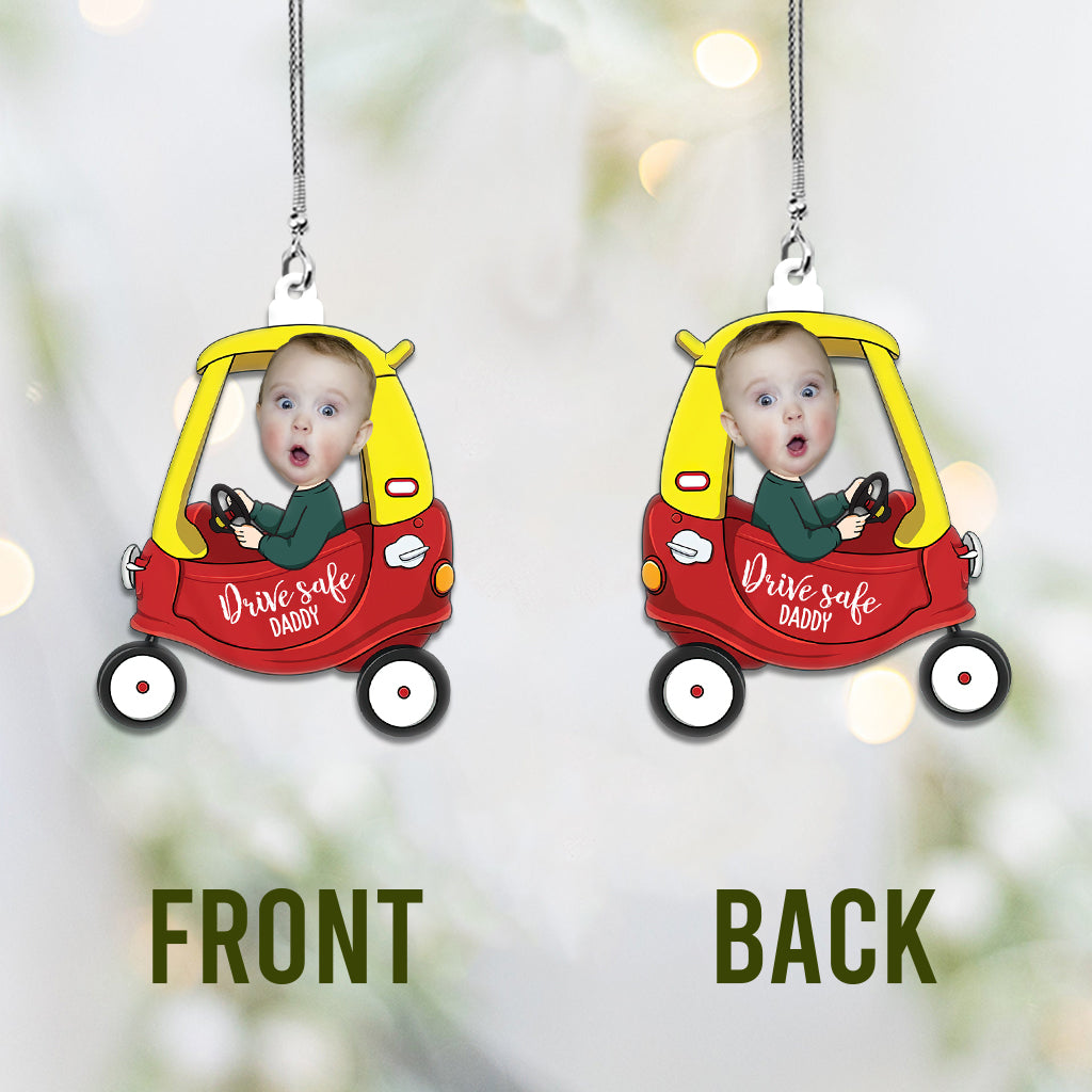 Conduis prudemment, papa ! - Ornement de voiture personnalisé pour père