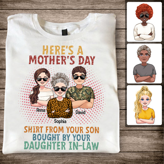 A Shirt From Your Son/ Daughter - Personalized Mother T-shirt And Hoodie