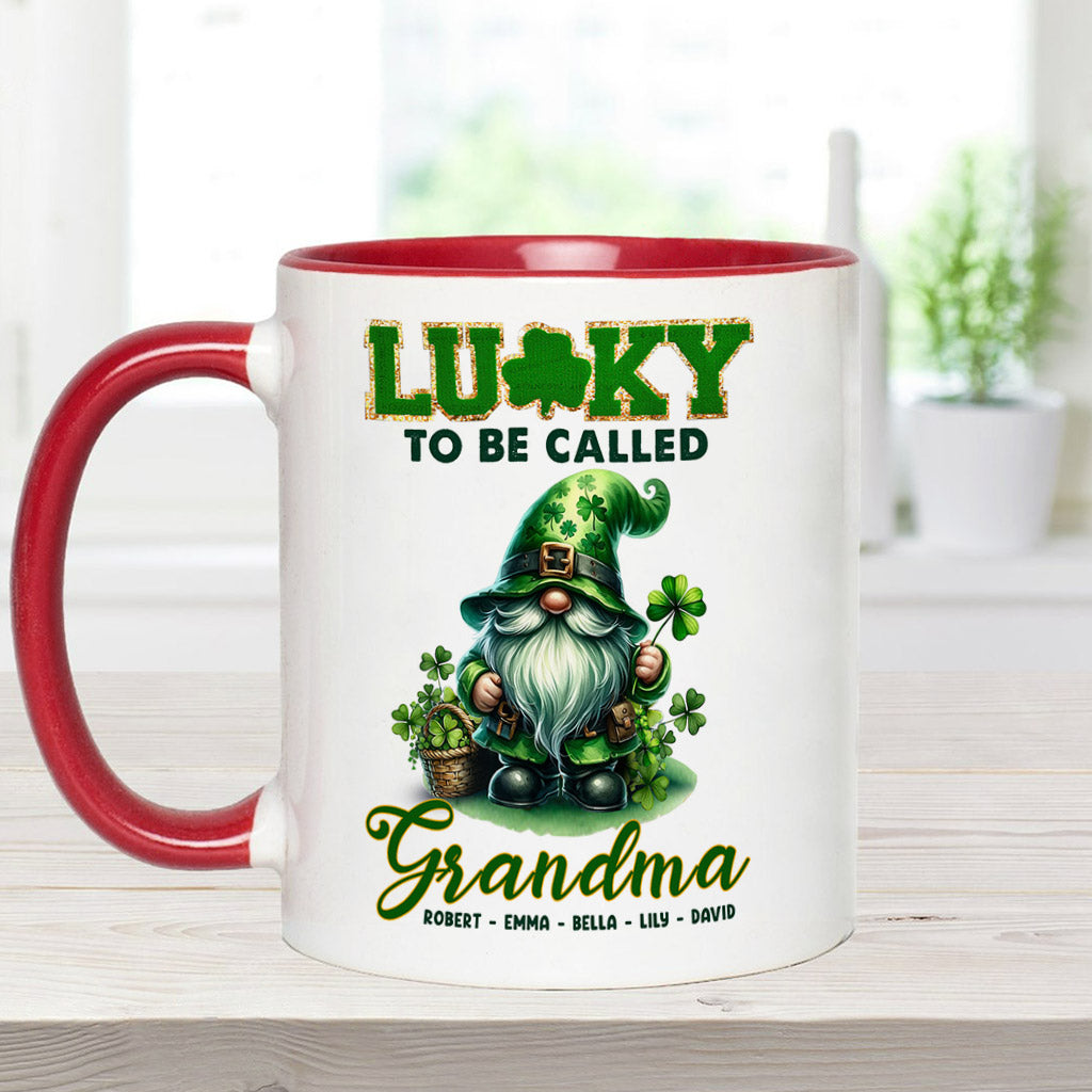 Heureuse d'être appelée Nana/Mimi... - Mug personnalisé pour grand-mère