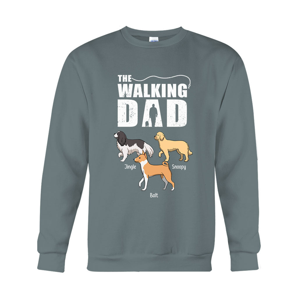 Le Papa qui marche - T-shirt et sweat à capuche personnalisés pour chien