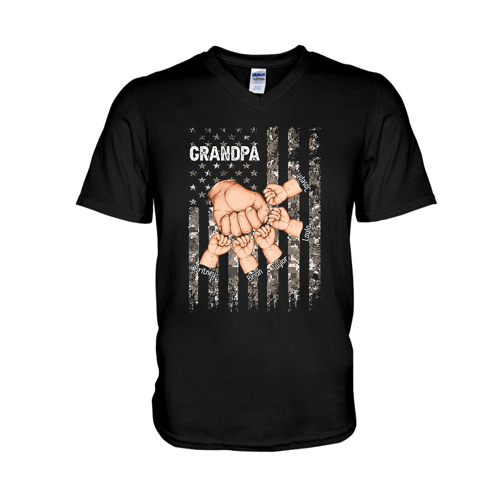 Meilleur grand-père/papa/père du monde - T-shirt et sweat à capuche personnalisés pour grand-père
