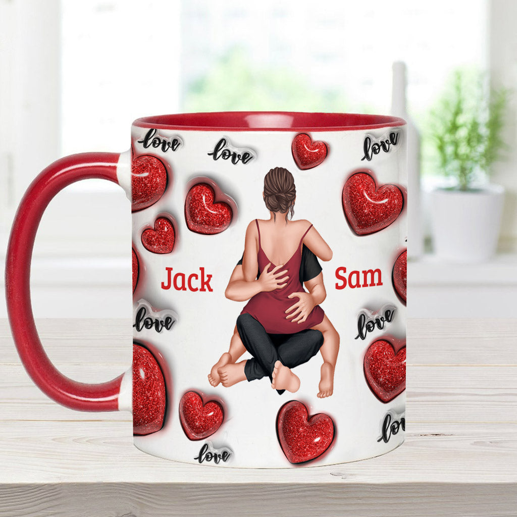 Mug personnalisé pour couple « Je t'aime tous les jours »