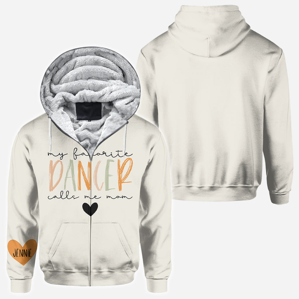 Ma danseuse préférée m'appelle maman, quel que soit son surnom - T-shirt personnalisé style ballet