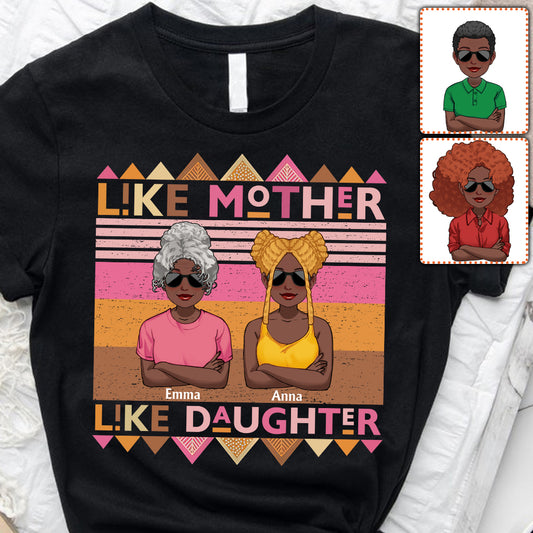 Telle mère, telle fille - T-shirt et sweat à capuche personnalisés afro-américains