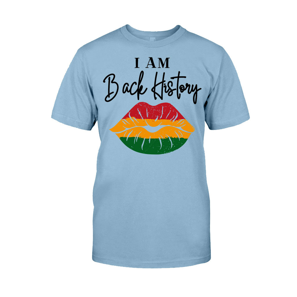 Je suis l'histoire des Noirs - T-shirt et sweat à capuche personnalisés pour Afro-Américains