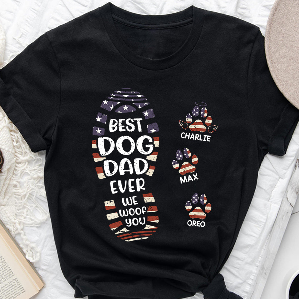 Bonne fête des pères au meilleur papa chien/chat ! T-shirt et sweat à capuche personnalisés pour papa.