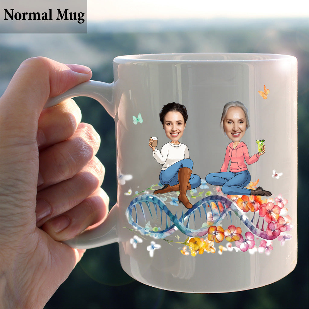 Merci pour les gènes - Mug personnalisé pour maman