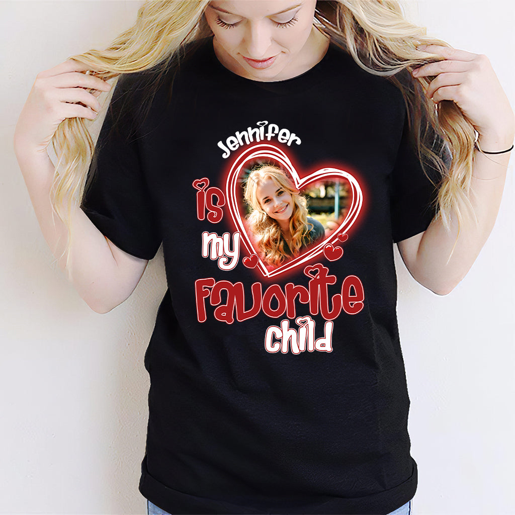 L'enfant préféré de maman - T-shirt et sweat à capuche personnalisés pour maman