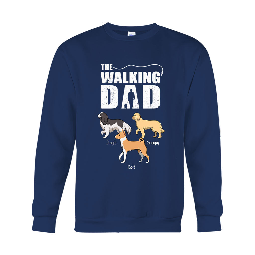 Le Papa qui marche - T-shirt et sweat à capuche personnalisés pour chien
