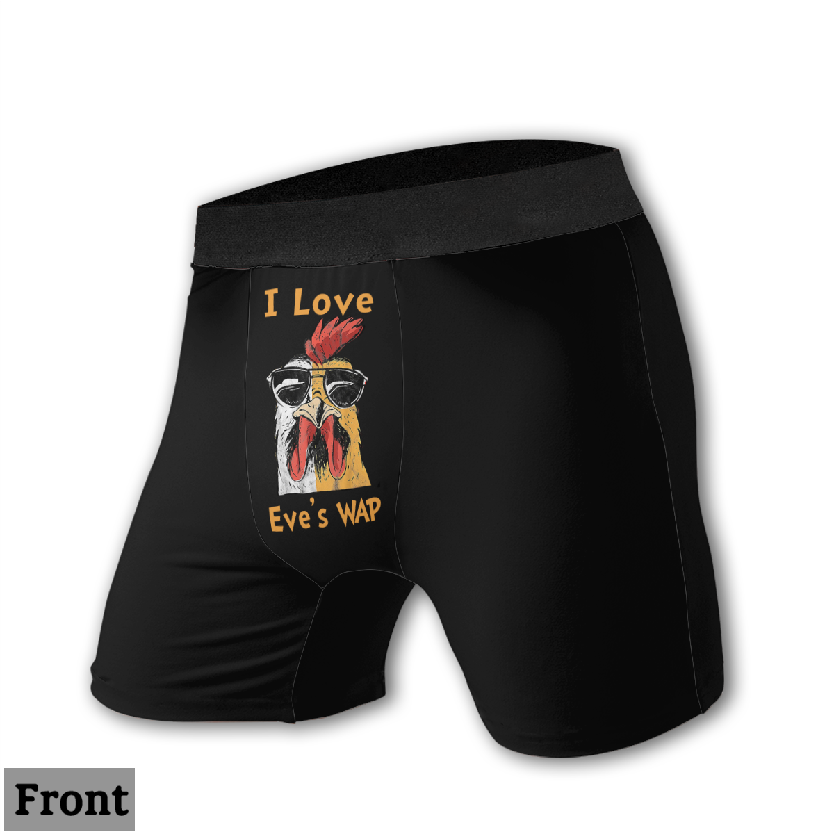 J'aime votre poulet et votre chaton - Culottes personnalisées pour couples (femme) et boxers pour hommes
