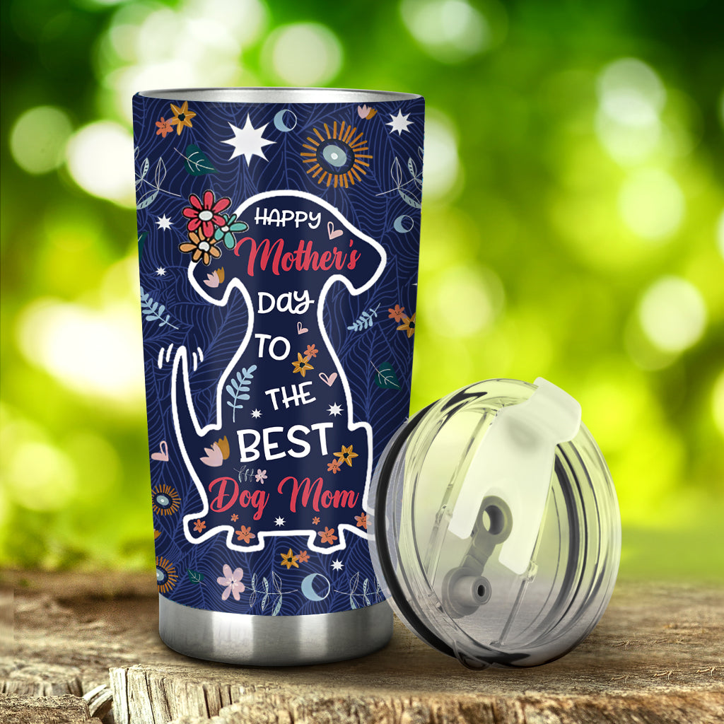 Bonne fête des mères à la meilleure maman de chien ! Gobelet isotherme personnalisé pour chien