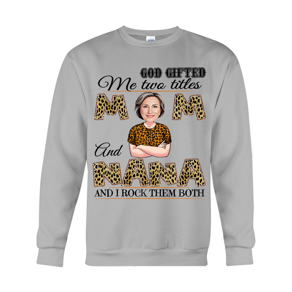 Maman et grand-mère - T-shirt et sweat à capuche personnalisés pour maman