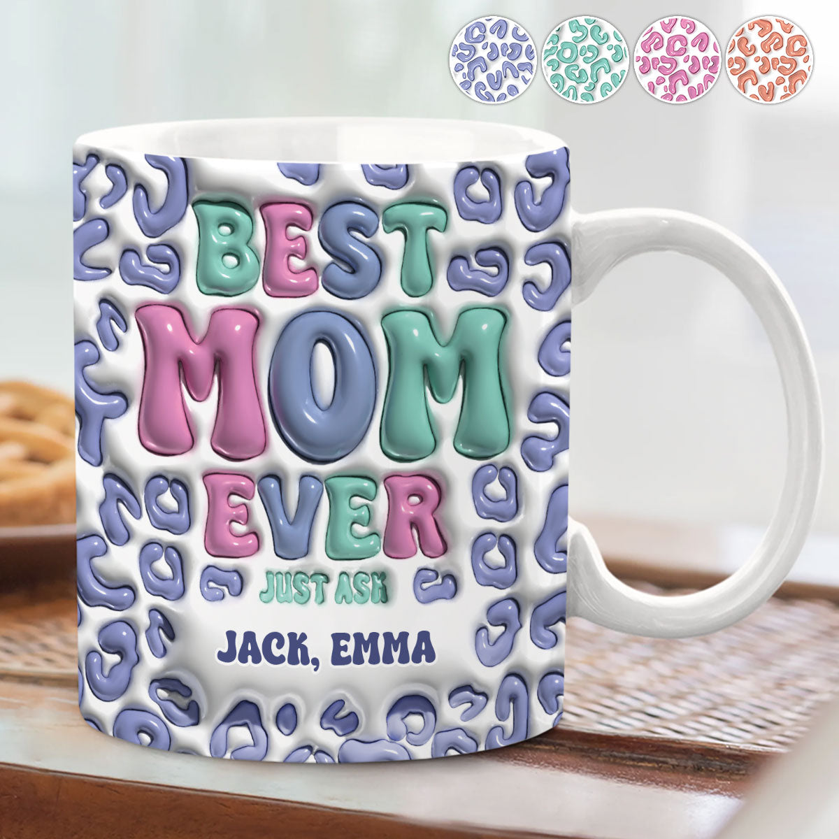Meilleure maman du monde - Mug personnalisé pour maman