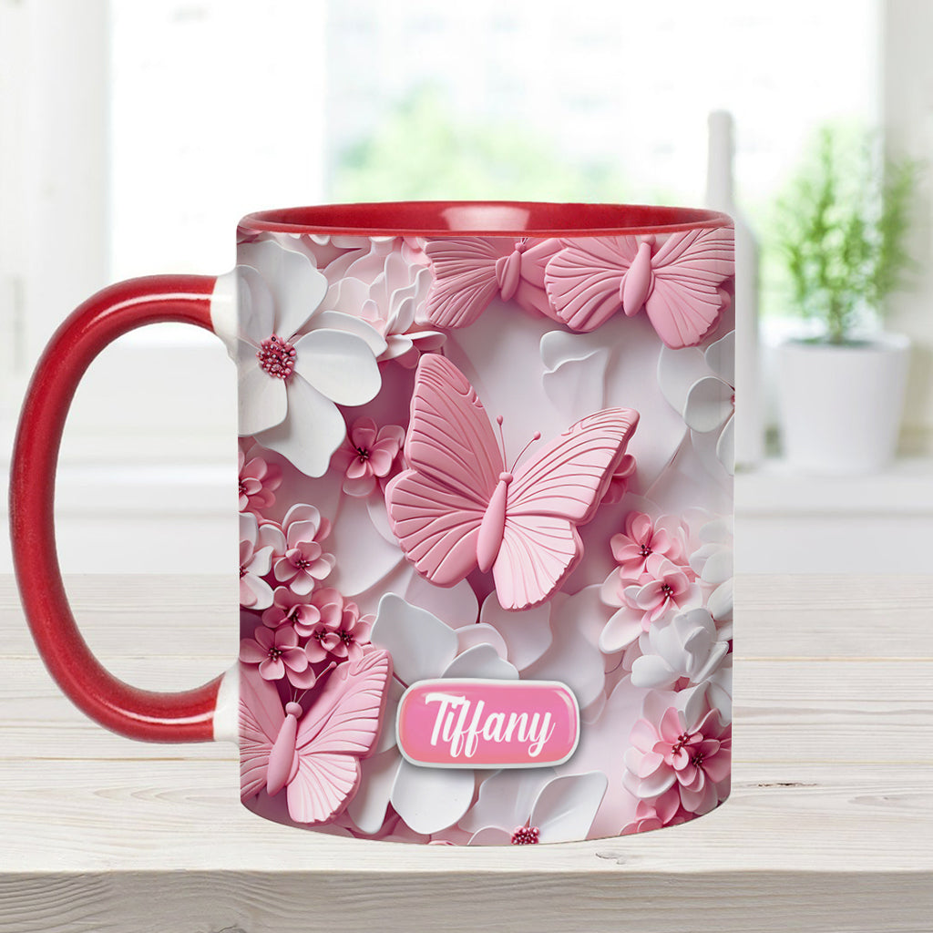 Magnifiques papillons - Mug personnalisé à motif papillon