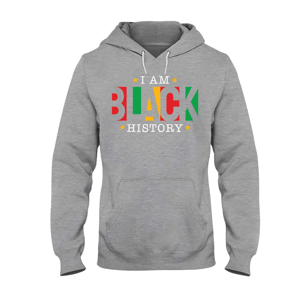 I Am Black History - Personalized African American T-shirt And Hoodie