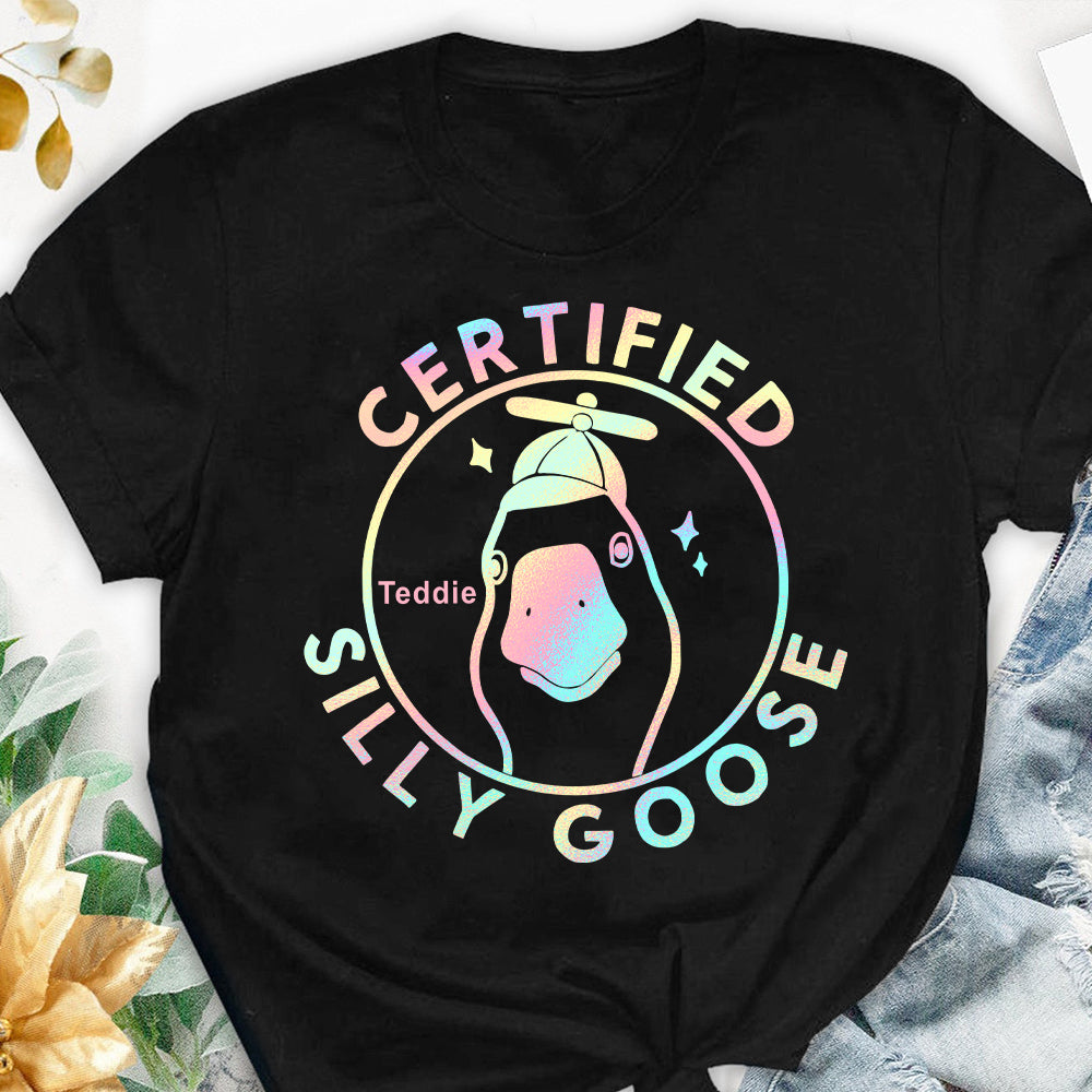 Oie Certifiée Bête - T-shirt et sweat à capuche sarcastiques personnalisés