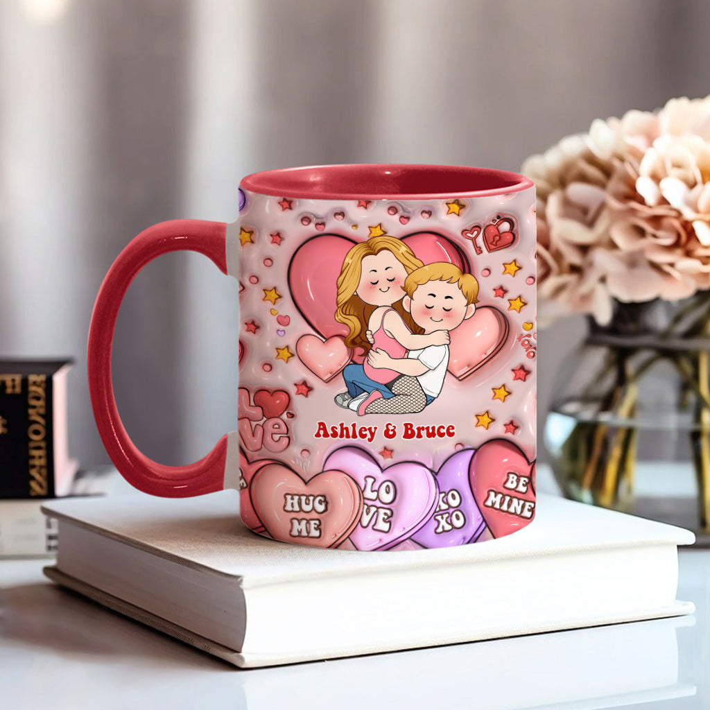 Je t'aime - Mug personnalisé pour couple