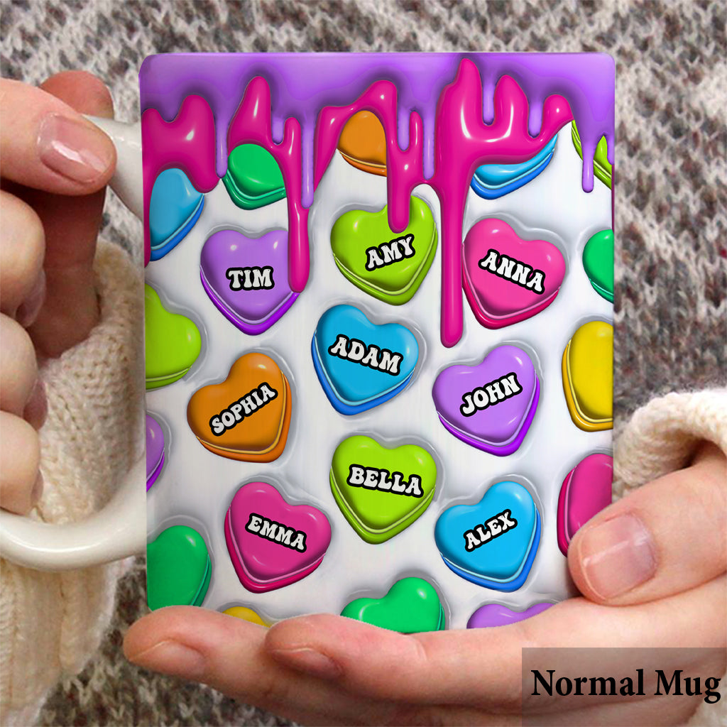 Dieu savait que mon cœur avait besoin d'amour - Mug personnalisé pour grand-mère