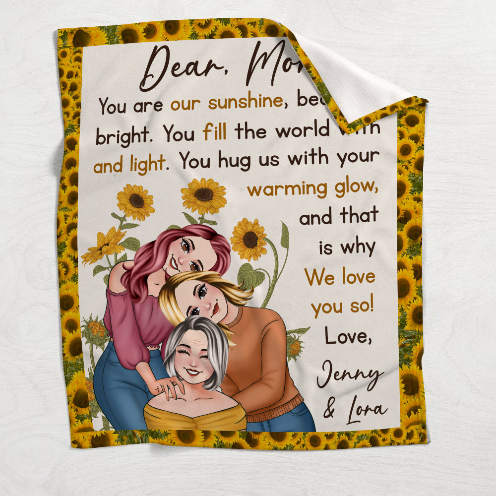 Tu es mon rayon de soleil - Couverture personnalisée pour maman