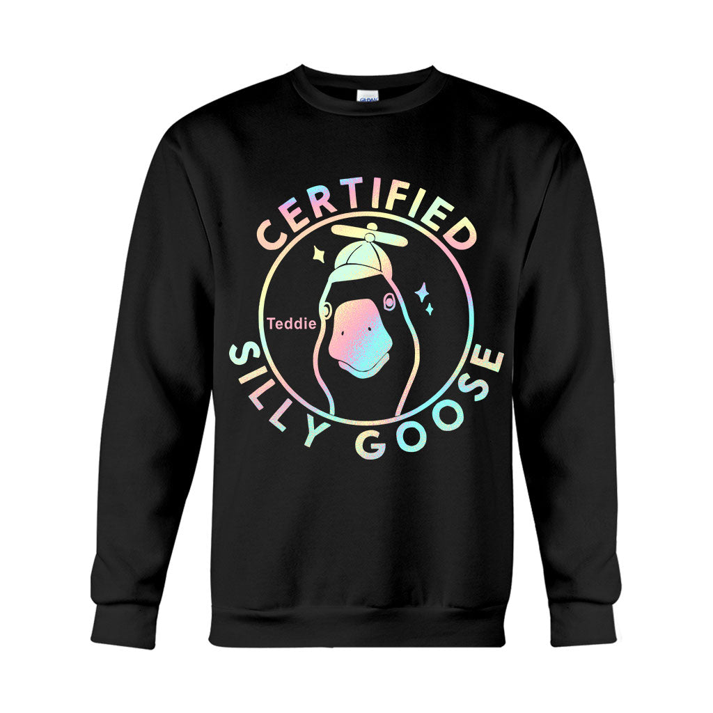 Oie Certifiée Bête - T-shirt et sweat à capuche sarcastiques personnalisés