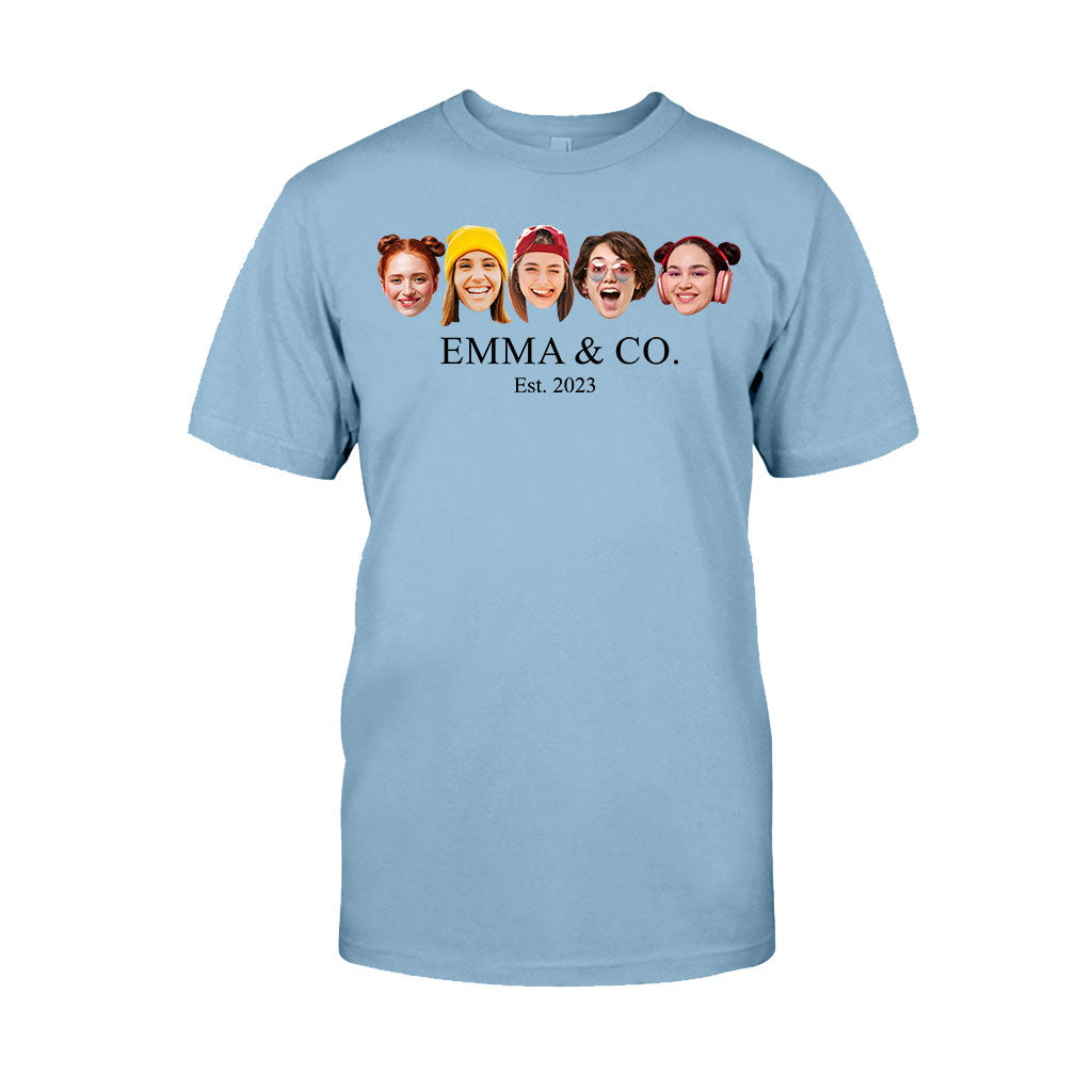 Besties & Co. Face Custom - T-shirt et sweat à capuche personnalisés pour meilleures amies