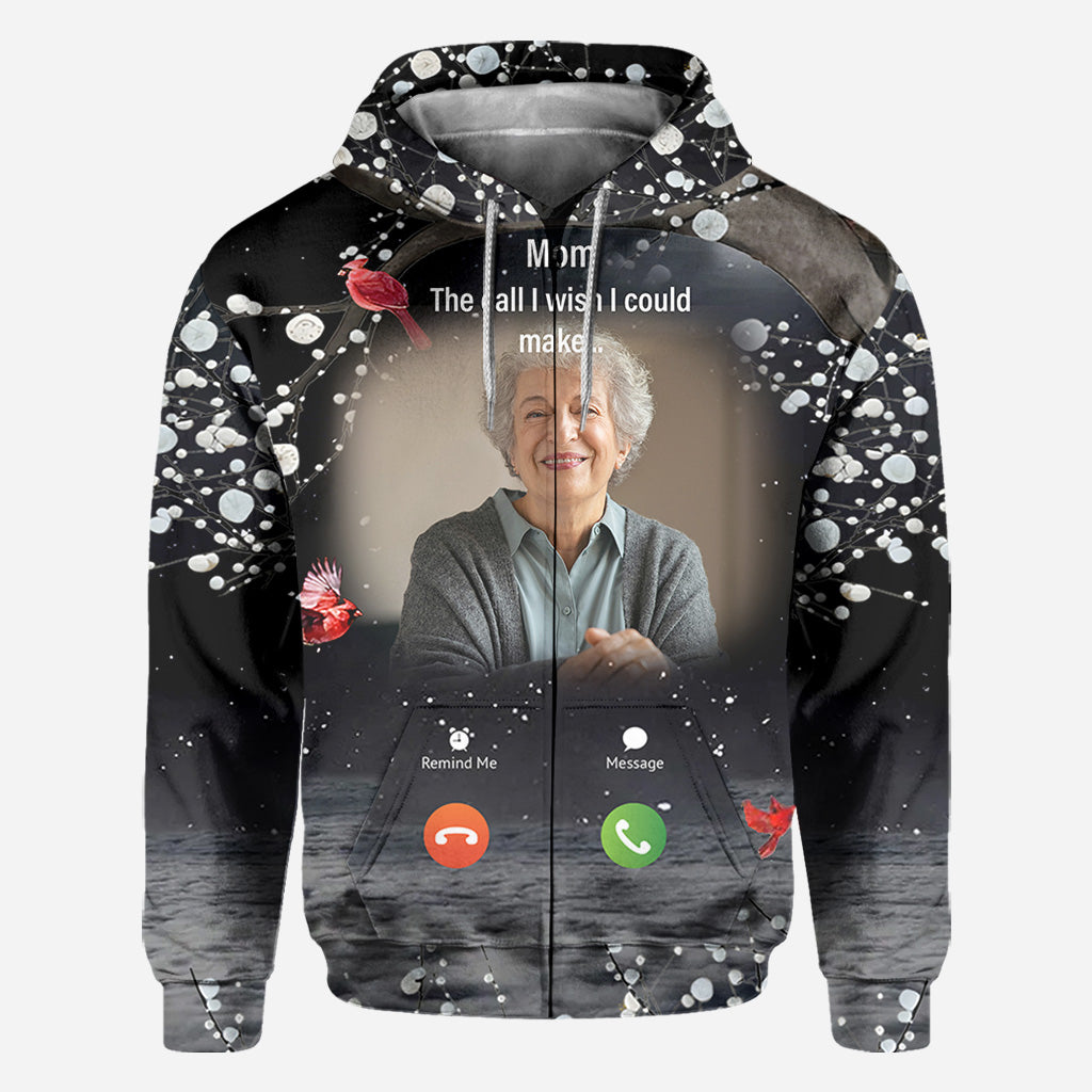 Any Title The Call I wish I Could Make - Personalized Memorial All Over Shirt