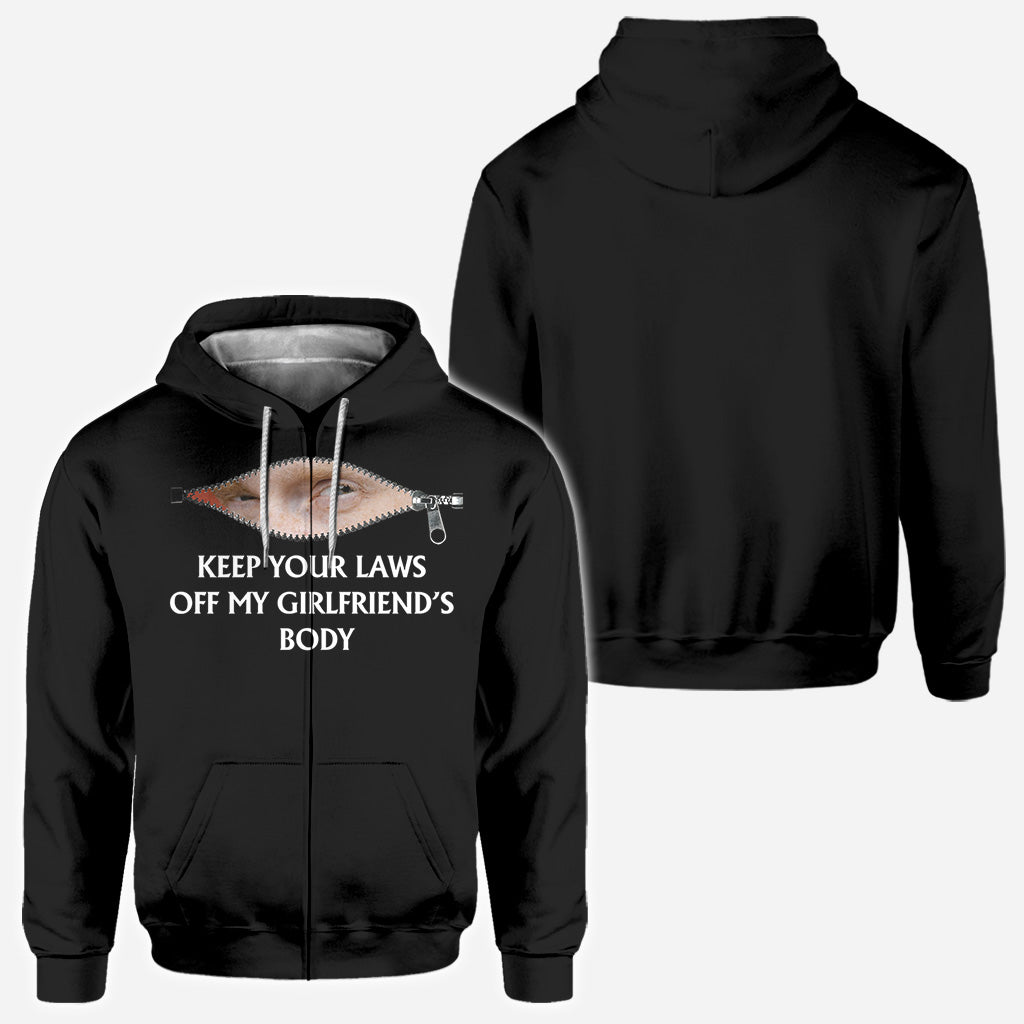 T-shirt personnalisé pour couples « Keep Your Laws Off »