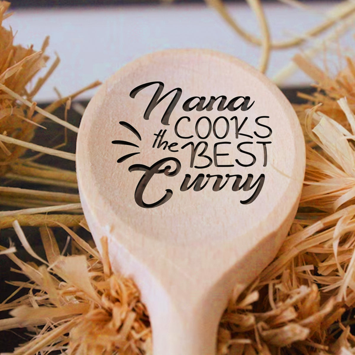 Maman/Mamie/Mama... Cuisine les meilleurs plats - Cuillère en bois personnalisée pour maman