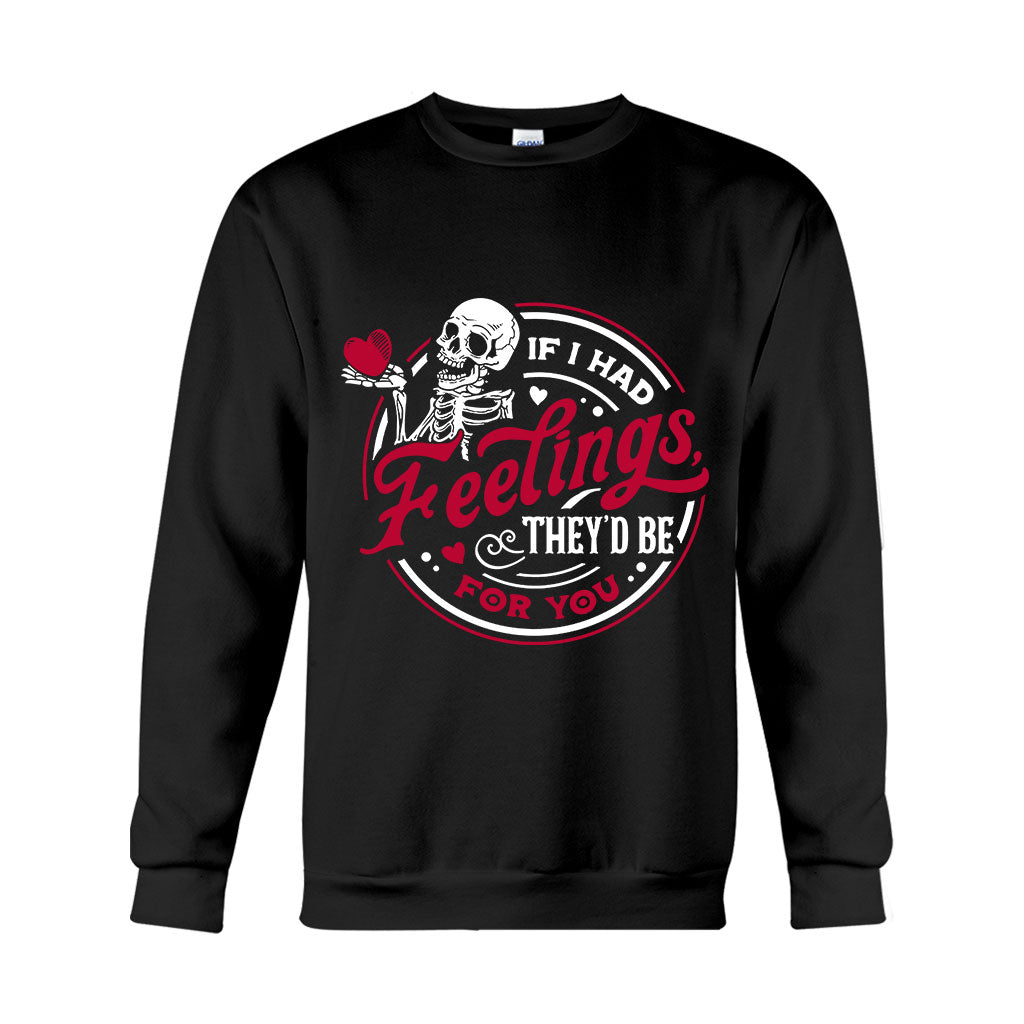 Si j'avais des sentiments, ils seraient pour toi - T-shirt et sweat à capuche pour couple