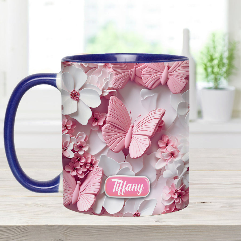 Magnifiques papillons - Mug personnalisé à motif papillon