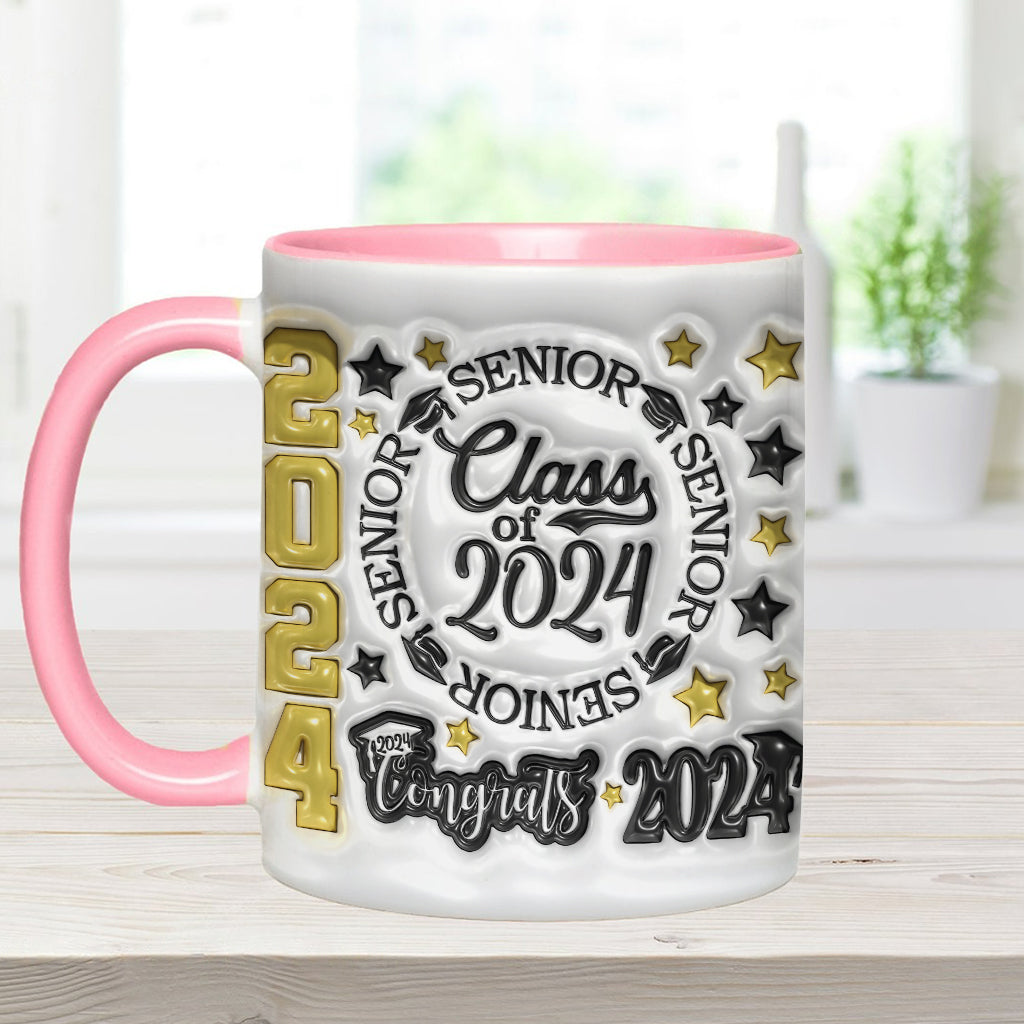 Class Of 2024 - Personalized Graduation Accent Mug