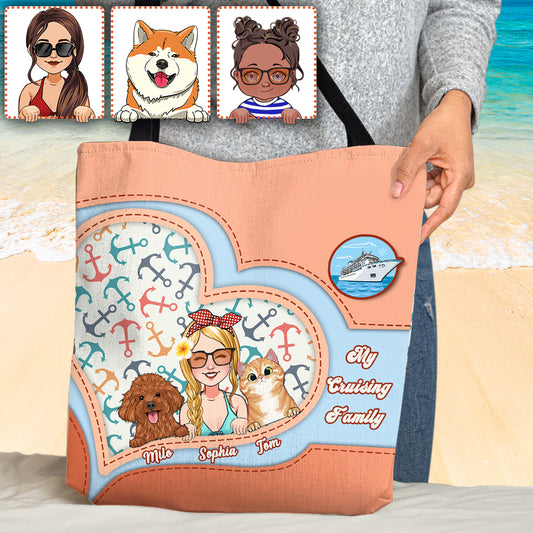 Ma vie en croisière - Sac fourre-tout de croisière personnalisé