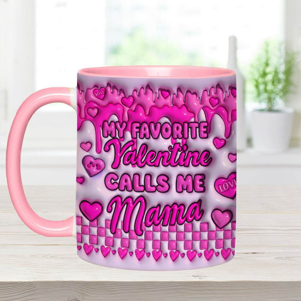 Mon Valentin m'appelle Maman - Mug personnalisé pour maman